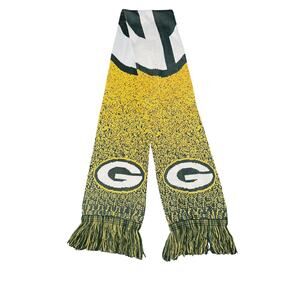 Forever Collection green bay packers logo fringe scarf sportswear winter footbal